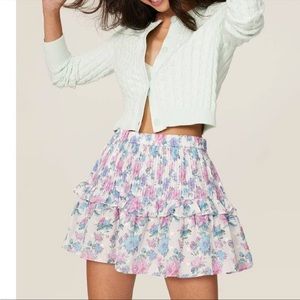 LoveShackFancy Ignacia mini skirt